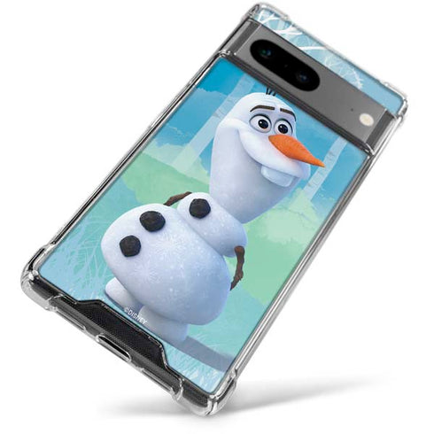 Disney Frozen II Olaf Google Pixel 7a Clear Case